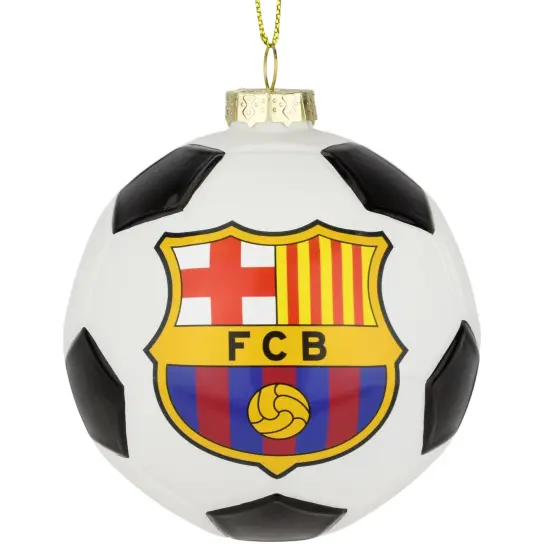 Tree Buddees x FC Barcelona Official Futbol Club Ornament Bar&ccedil;a Soccer Limited Edition Glass Barca Ball {1}