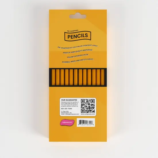 #2 HB Pencils Yellow &ndash; Pre-Sharpened &ndash; 24 Count &ndash; 48 Sets {4}