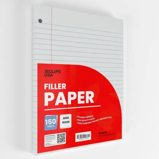 Filler Paper Wide-Ruled White &ndash; 150 Sheets &ndash; 36 Packs {3}