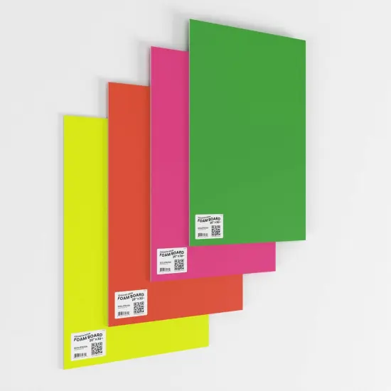 Foam Boards Assorted Neon Colors 20x30 in &ndash; 50 Units {3}