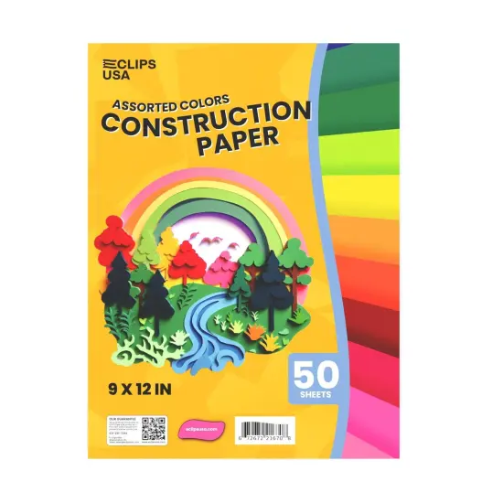 Construction Paper 9x12 in &ndash; 50 Sheets &ndash; 48 Sets {2}