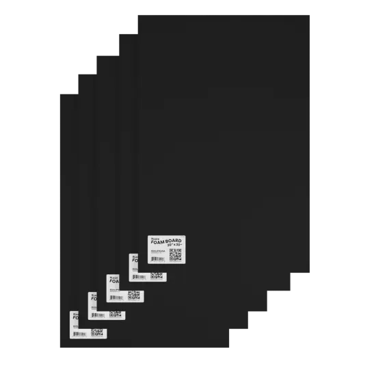 Black Foam Boards 20x30 in &ndash; 25 Units {1}
