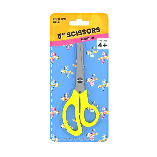 Kids Scissors 5 in Blunt Tip &ndash; School Safe &ndash; 48 Count {1}