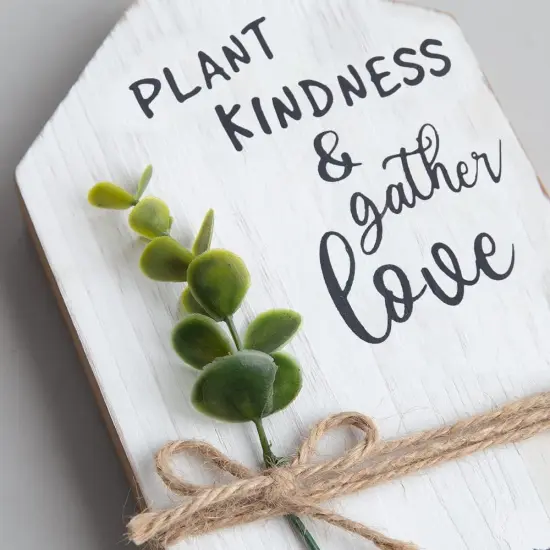 Spring Decor, Home Decor Accents, Wood Decorations for Home, Spring Ornaments with Eucalyptus {4}