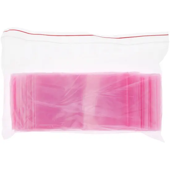 Plymor 3" x 5" (Pack of 100), 4 Mil Heavy Duty Anti-Static Zipper Reclosable Plastic Bags {4}