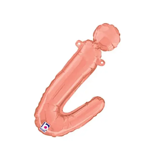 Betallic&reg; 14 inch Script Letter I Rose Gold Air Fill Only {5}