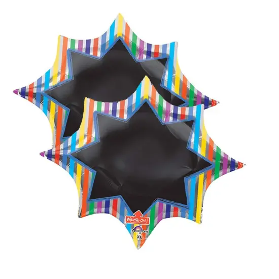 Anagram&reg; 35 Inch Multi Stripe Burst Balloon {4}