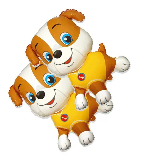 Bulldog Puppy Foil Balloon Unique Shape 30" Dog Party Theme {5}