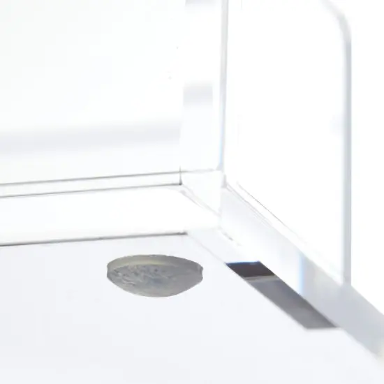 4x4-inch Acrylic Sticky Note Dispenser and Organizer for Desk - Accessories Holder for Office Supplies (Clear) {7}