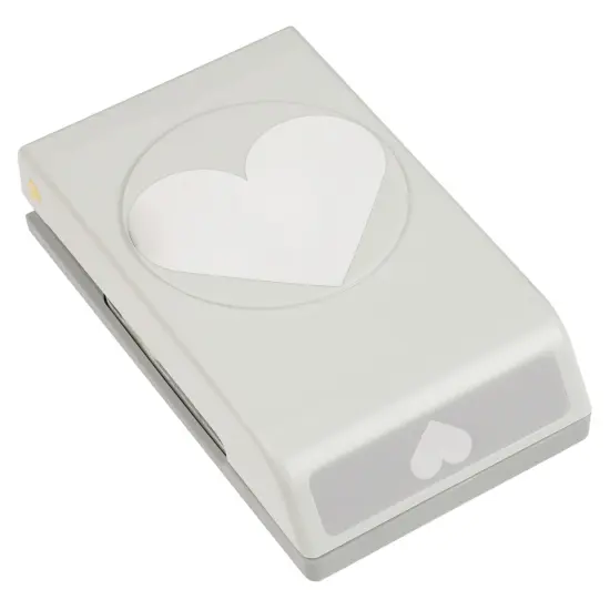 Large Punch-Heart, 2.5"X2" {3}