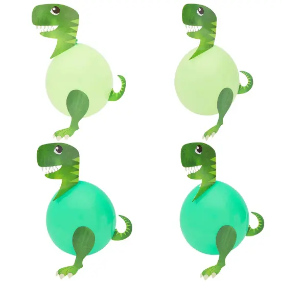 36 Pack Latex Dinosaur Balloons for Birthday Party Decorations, Party Supplies (Green, 12 In) {1}