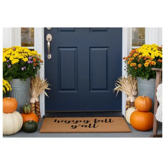 108991729 Happy Fall Yall Doormat {8}