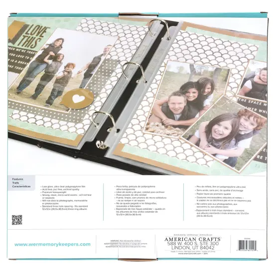We R Ring Photo Sleeves 12"X12" 50/Pkg-Full Page {4}