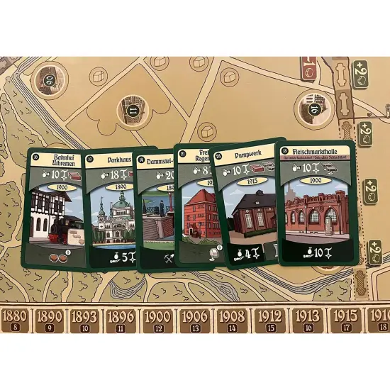 Findorff - City Building Game, Rio Grande Games, Strategy Game Set In Bremen 1803&ndash;1916, Hometown Of Friendemann Friese, Ages 12+, 1-5 Players, 45-90 Minute Playing Time {6}