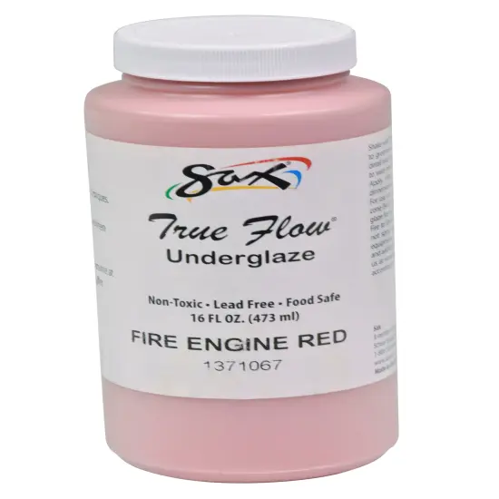Sax Underglaze, Fire Engine Red, 1 Pint {3}