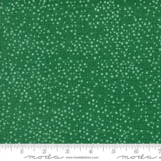 Dotty Thatched Pine 44"/45" Fabric Per Yard {1}