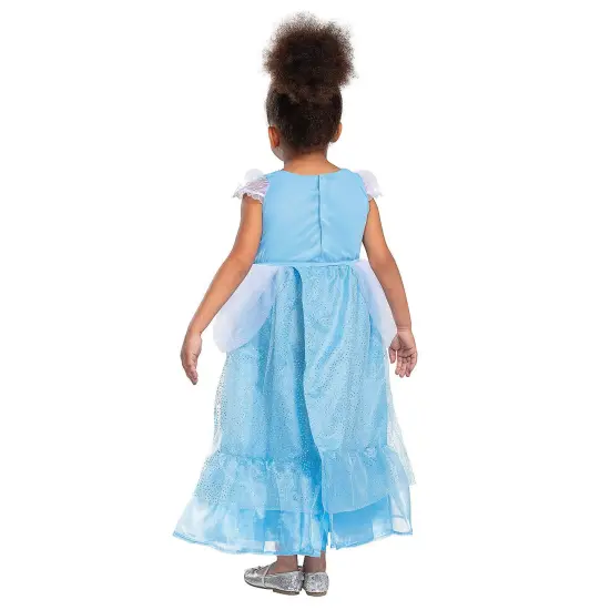 Toddler Adaptive Cinderella Costume with Medical Access and Back Wrap Skirt {2}