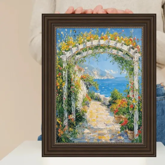 Traditional Scoop Bronze Picture Frame 19x27 frame {3}