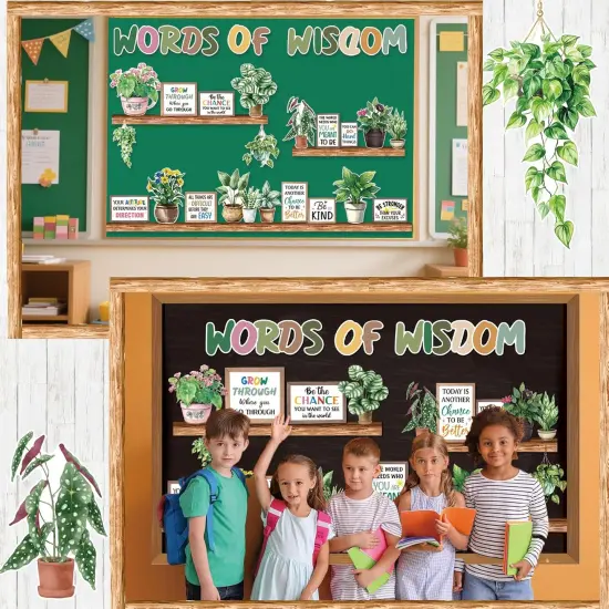 Bulletin Board Set - Plants {4}