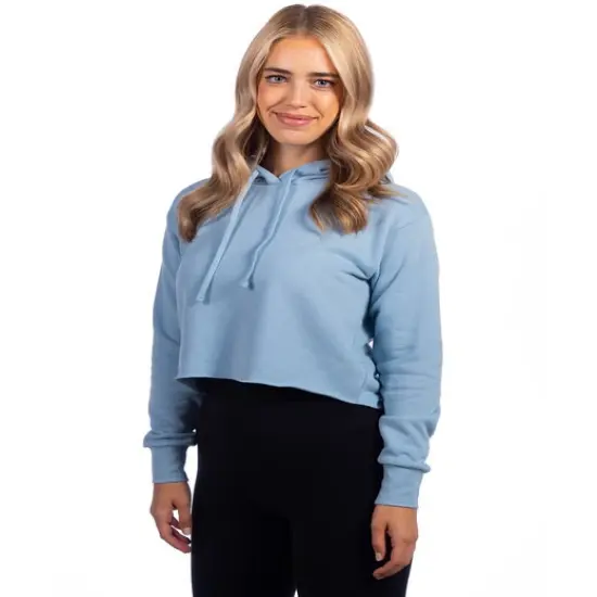 Next Level&reg; Apparel Ladies Pullover Hooded Sweatshirt DESERT PINK {5}