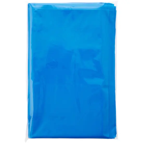 Plymor 12" x 15", Blue 2 Mil Flat Open Plastic Poly Bags {5}