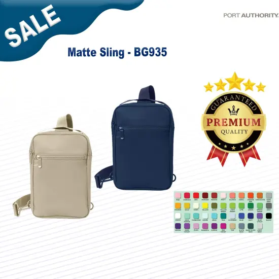 Port Authority&reg; Matte Sling River Blue Navy {2}