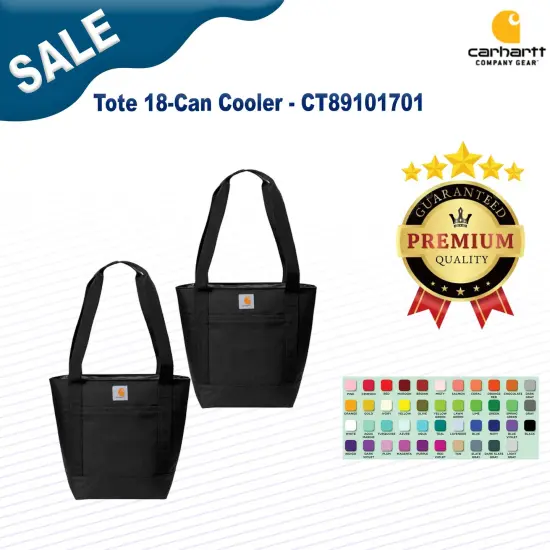 Carhartt&reg; Tote 18 Can Cooler Black {3}