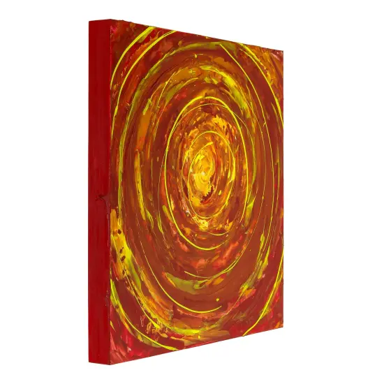 Unfinished Cradled Wood Panels for Painting, 2 Pack of 16x16 inch - Gallery Birch Wooden Canvas Boards 1-1/2" Deep - Mixed-Media Craft, Acrylic, Oil, Encaustic, Paint Pouring {6}