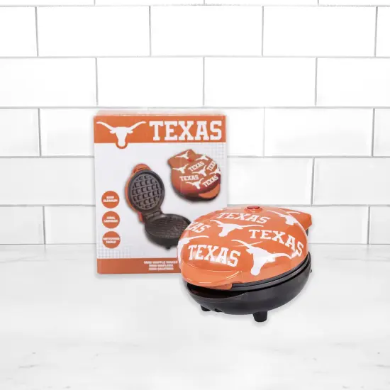 Uncanny Brands Texas Longhorns Mini Waffle Maker {4}