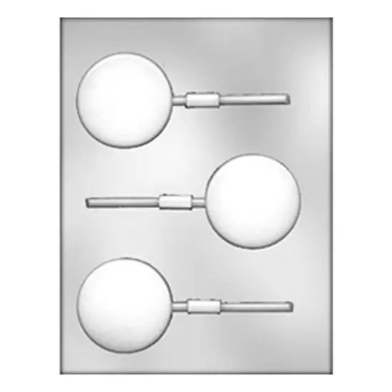 Craft Delicious Round Chocolate Suckers with This Mold {1}