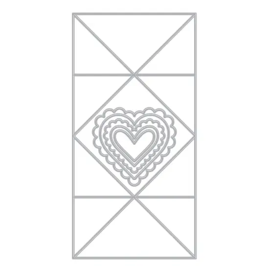Hero Arts Fancy Dies-Folded Love Note {1}