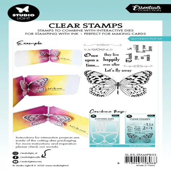 Studio Light Essentials Clear Stamps-Pop-Up {3}