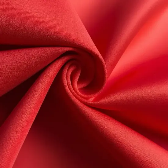 1 Yard Poly Poplin Fabric 58/60'' Inches Wide Wrinkle Resistant Material for Apparel and Tablecloths Red {1}