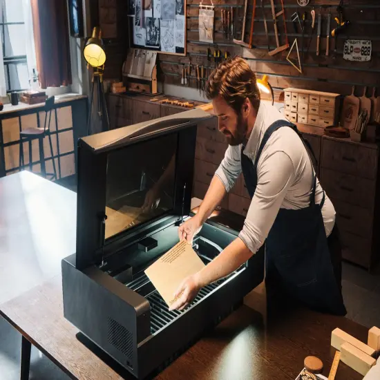 xTool P2 55W CO2 Laser Engraver+Fire Safety Set {5}