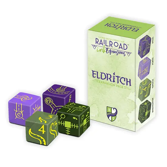 Railroad Ink: Eldritch Expansion Pack - For Railroad Ink/Railroad Ink Challenge Core Games, Ages 8+, 1+ Players, 15-30 Min {1}