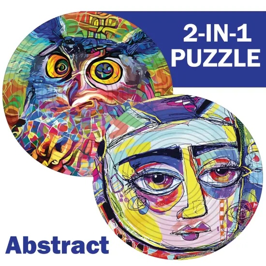 Spin Flip Puzzle: Abstract 2L- 14 Rings - 2-In-1: Double-Sided Puzzle, Spin-Flip-Solve, 360 Degress Of Puzzling, Fidget Toy, Adults & Kids 8+ {3}
