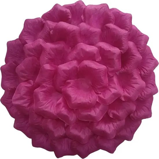 Faux Silk Rose Petals,5000 Pcs Purple Pink Rose Petals for Romantic Hight for Her Set,2.3''Fake Flower Pedals for Wedding Valentine's Day Decorations {2}