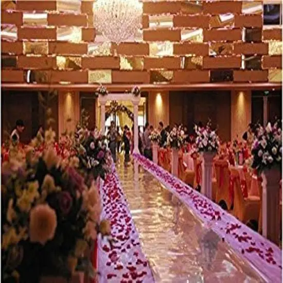 1000 PCS Artificial Silk Flower Lilac Rose Petals for Wedding Party Bridal Decoration {4}