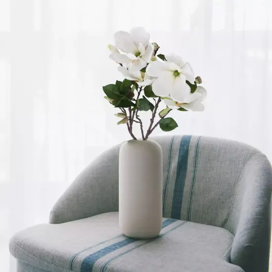 2x Artificial Magnolias Flower Bouquet Fake Plant Bunch Wedding Party Home Decor {3}