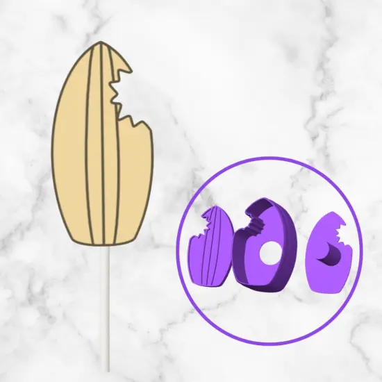 Surf Board Cake Pop Mold W Embosser {3}