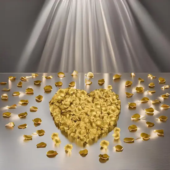 Fake Roses Petal Faux Flowers {3}