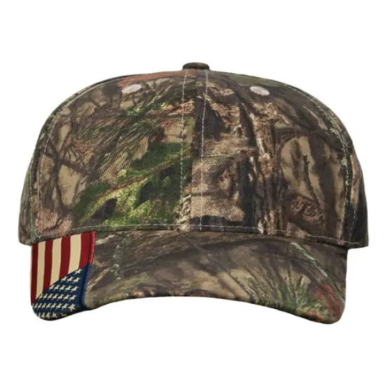 Kati&reg; Camo Woven USA Flag Cap Xtra/ USA Flag {1}