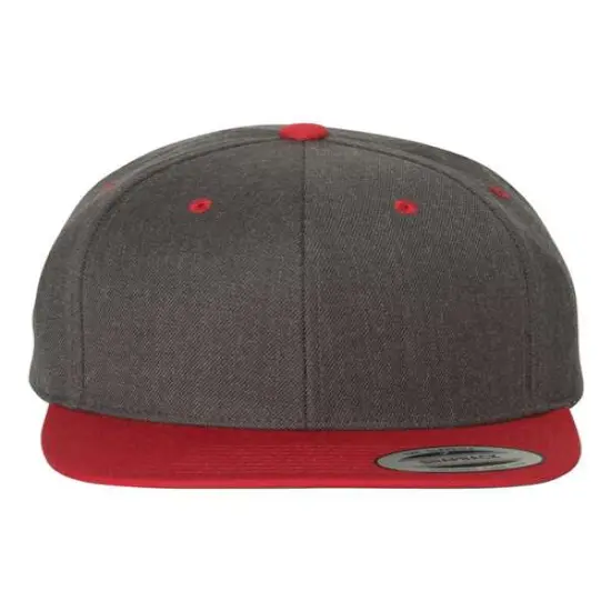 YP Classics&reg; Flat Bill Snapback Cap Navy/ Red {6}