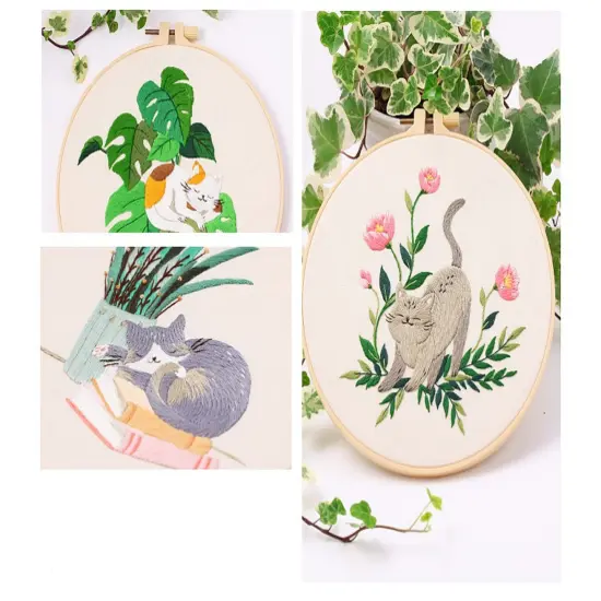 Embroidery Kits for Beginners, Embroidery Kits for Adults, Easy Embroidery Kit {4}