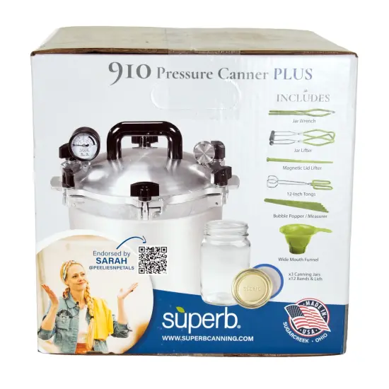 All American Pressure Cooker Kit,Heavy Duty 10.5 Qt Canner with Pressure Gauge, Easy-to-Use, Ideal for Home Canning and Preserving, Durable Aluminum Construction, with Instruction Manual {3}