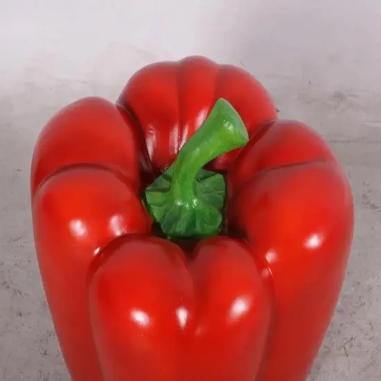 Red Bell Pepper Over Sized Statue {5}