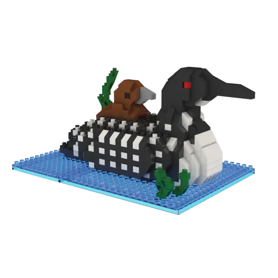 Mini Building Blocks - Loon {4}