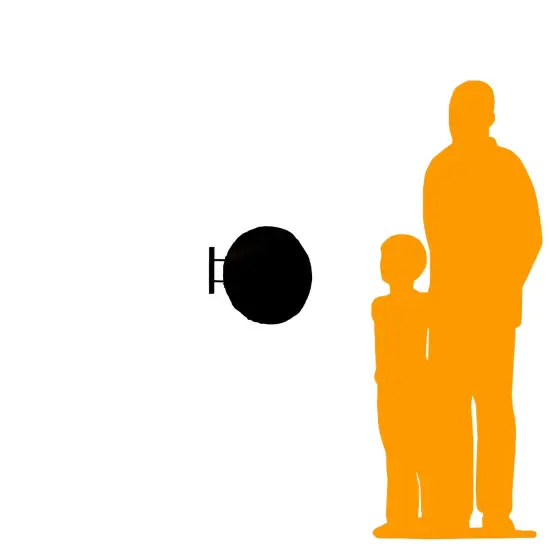 Hanging M & M Chocolate Cookie Over Sized Statue {2}