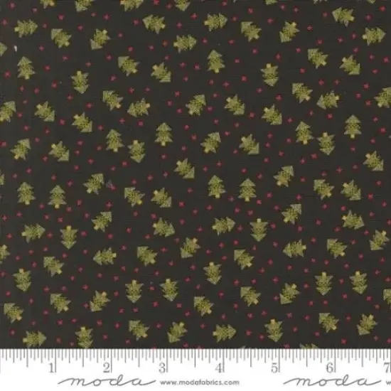 Black Emmitt And Ivy Christmas Trees 44"/45" Fabric Per Yard {1}