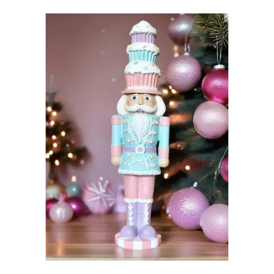 18" Tiered Cupcake Hat Nutcracker {3}
